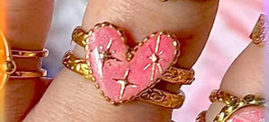 Valentines heart ring