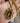 Vintage Amber Cabochon Pendant Necklace