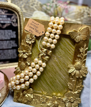 Vintage Monet Pearl Necklace