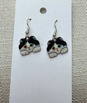 I Want to Play Cat Rescue Earrings