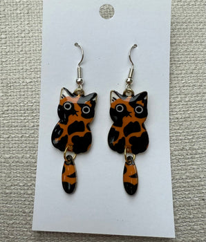Calico Craziness Cat Rescue Earrings