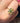Vintage Revival Green Scroll Motif Ring Adjustable